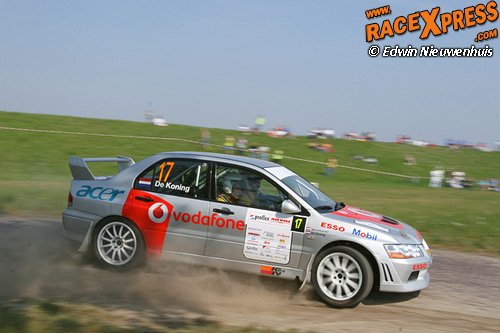 Genieten van de rally actie in Hulst